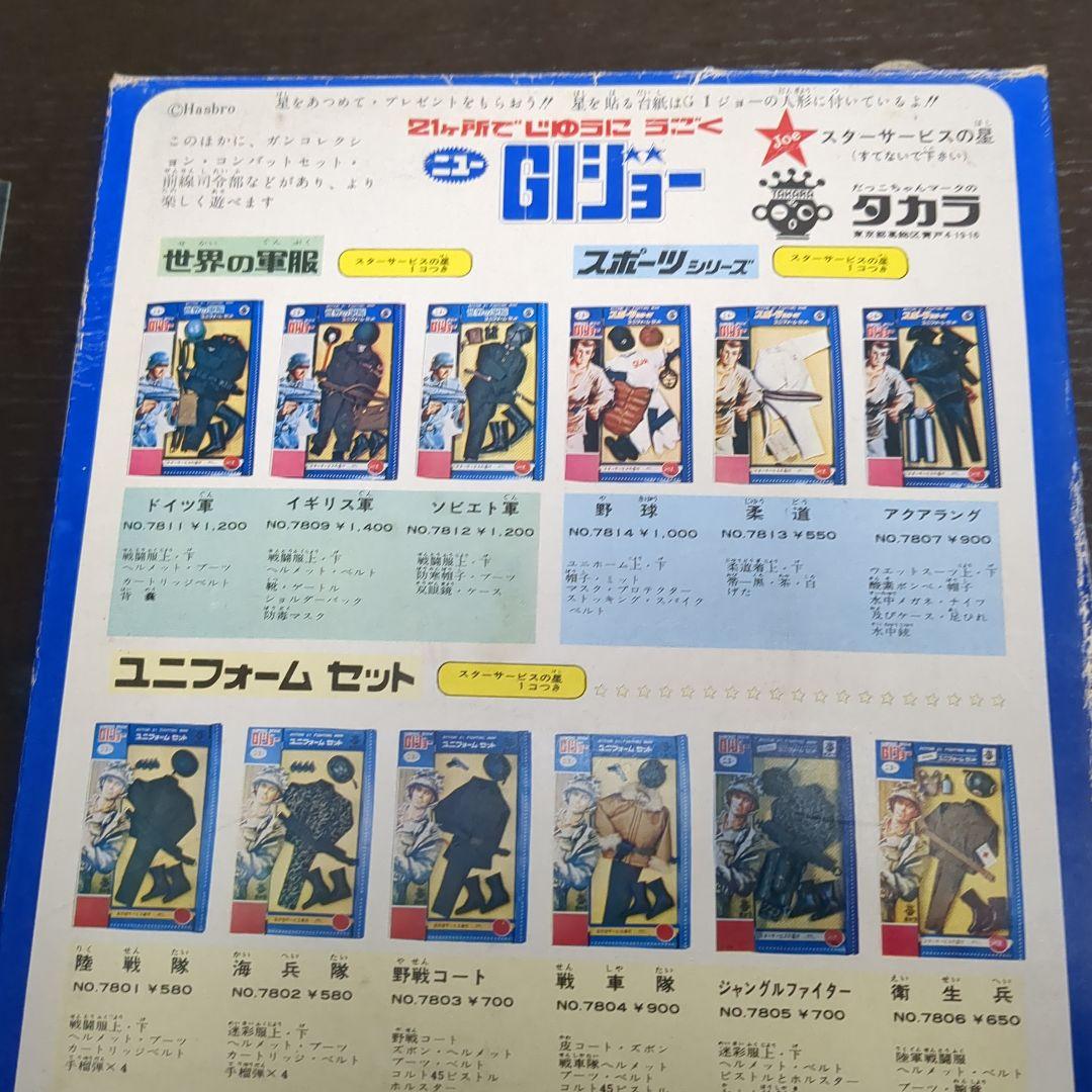 超希少　タカラニューGIJOEソビエト軍 ユニフォームセット　未開封