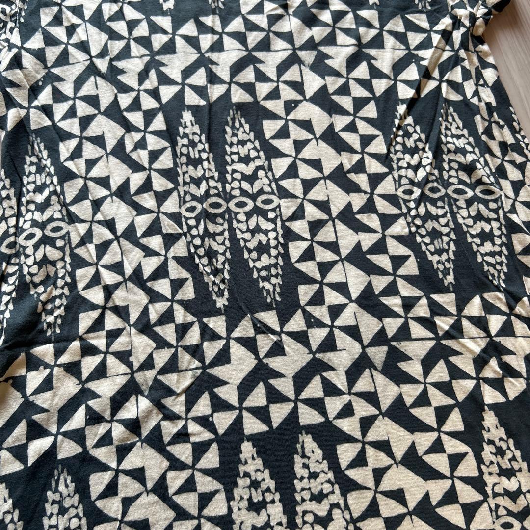 ハワイNOA NOA 幾何学模様 半袖 チュニック ワンピース　Sサイズ