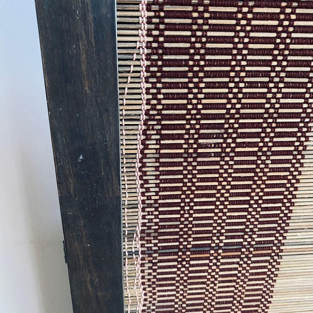 3点セット パーテーション ラタン モダン 和 格子 レトロ y9