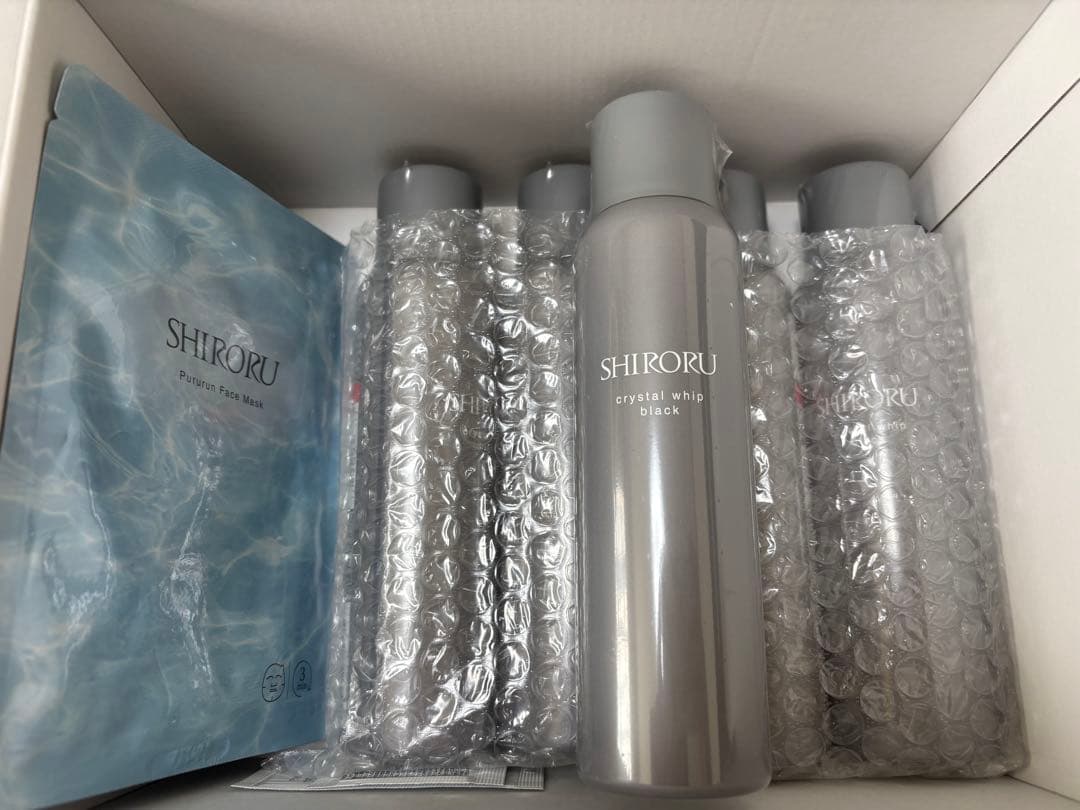 SHIRORUクリスタルホイップブラック 5本セット