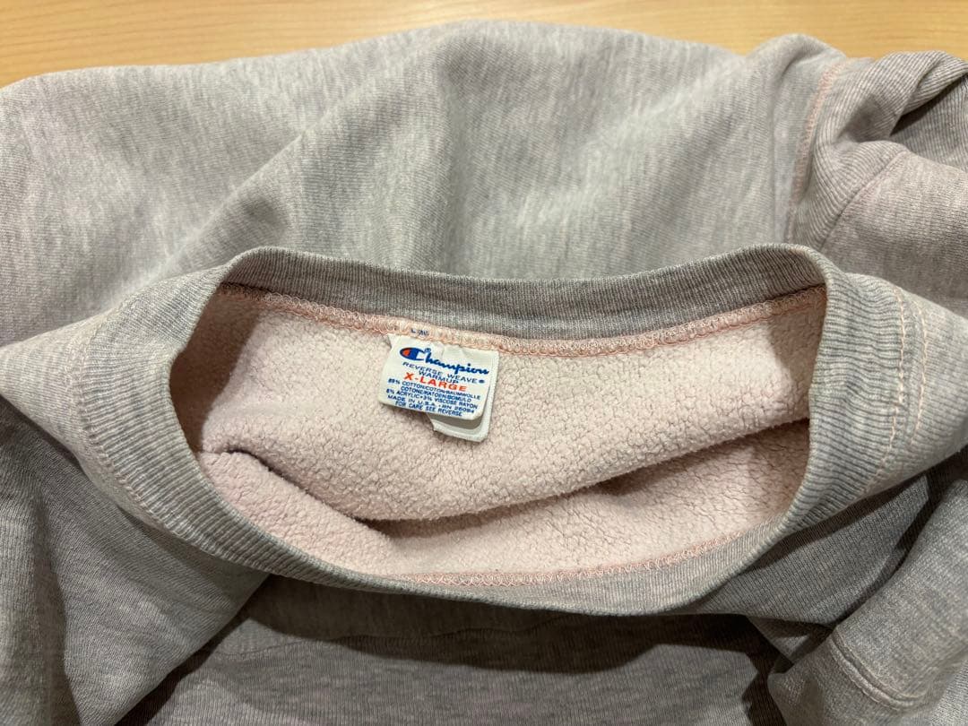 チャンピオン　リバースウィーブ　トリコタグ　XL 80s
