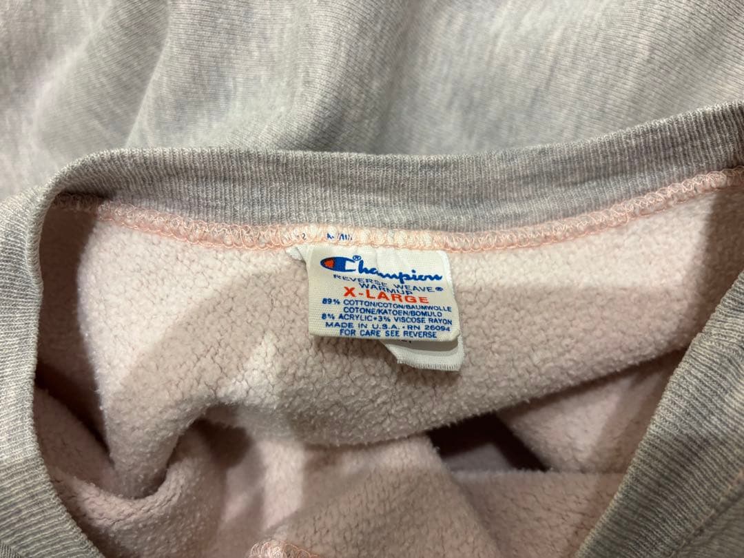 チャンピオン　リバースウィーブ　トリコタグ　XL 80s
