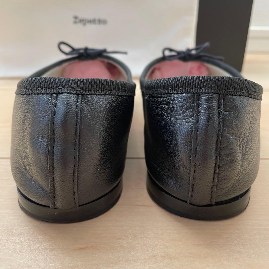 【別注】レペット repetto マノン 37 黒 ブラック バレエシューズ