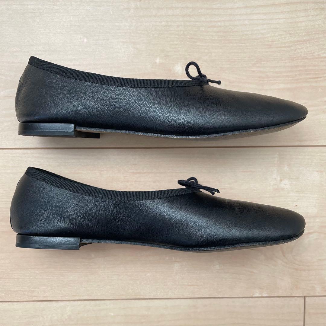 【別注】レペット repetto マノン 37 黒 ブラック バレエシューズ