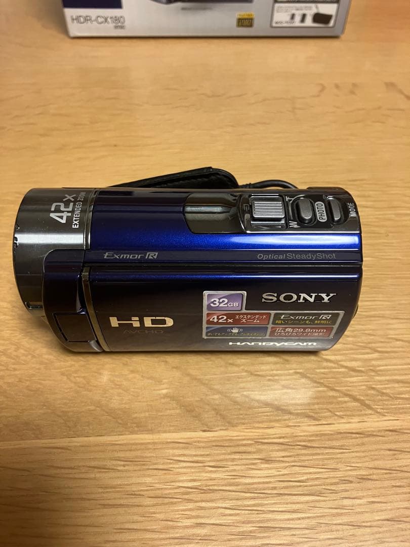 SONY Handycam HDR-CX180 ブルー　ソニー