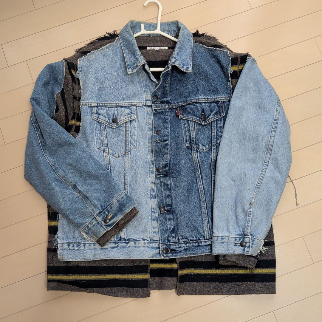 Rebuild by Needles パッチワークデニムジャケット L
