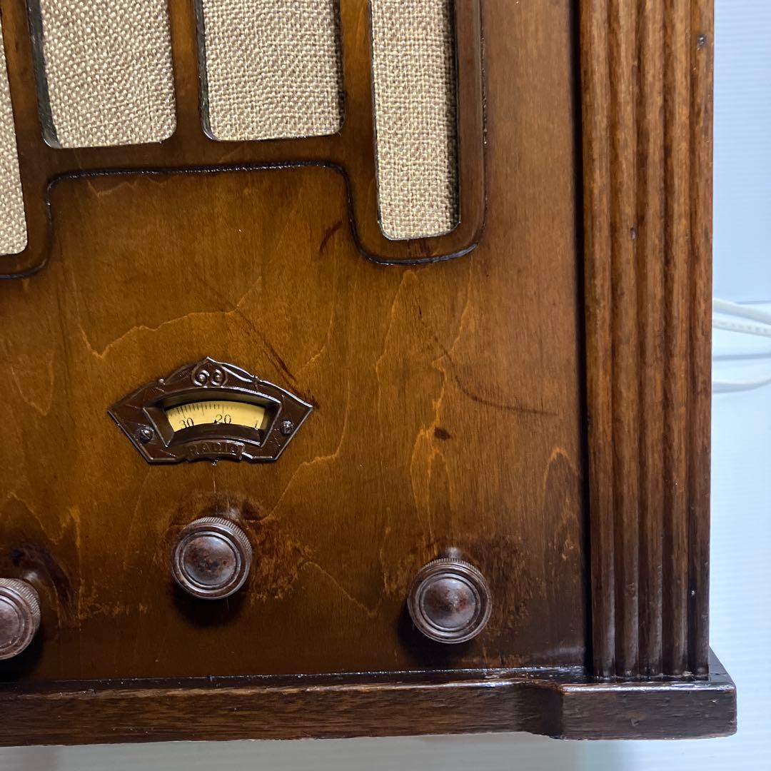 真空管ラジオ　4球ST管式　完動品 　　不良部品、古い部品交換済み