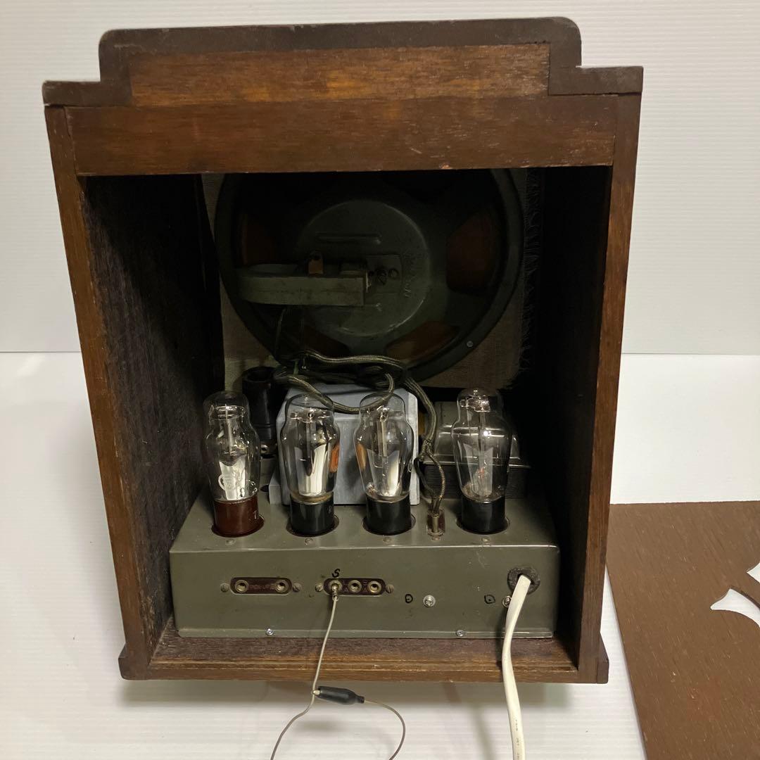 真空管ラジオ　4球ST管式　完動品 　　不良部品、古い部品交換済み