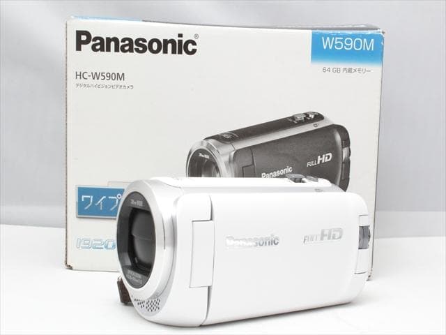 スマホ転送！美品！Panasonic HC-W590M　ビデオカメラ
