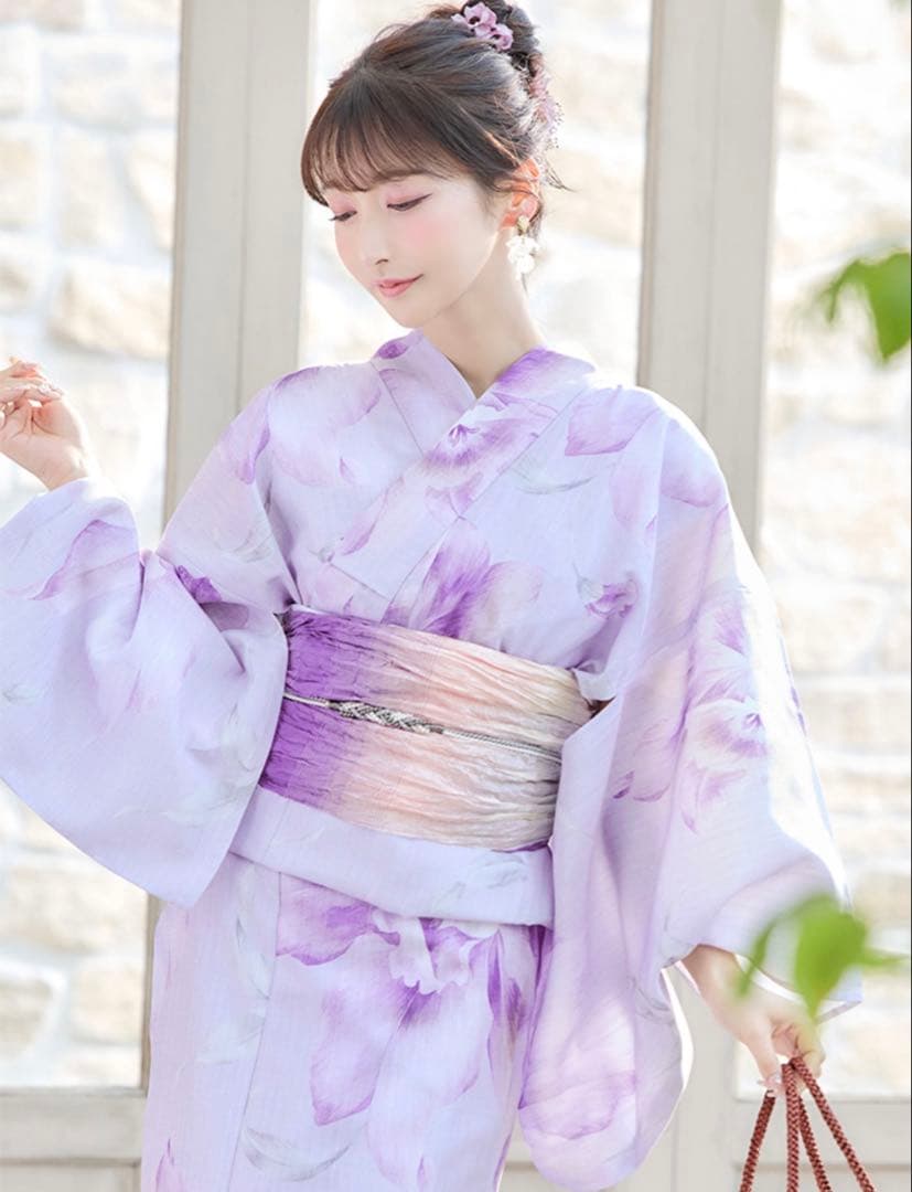 Sugar シュガー グラデーション浴衣【3点セット 浴衣/帯/下駄】