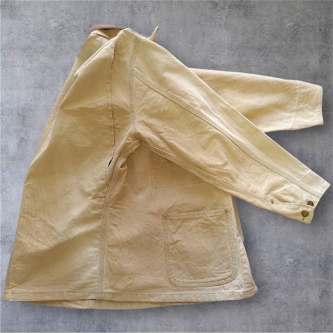80s 米国製 カーハートミシガンチョアコートカバーオールキャメルブラウンダック