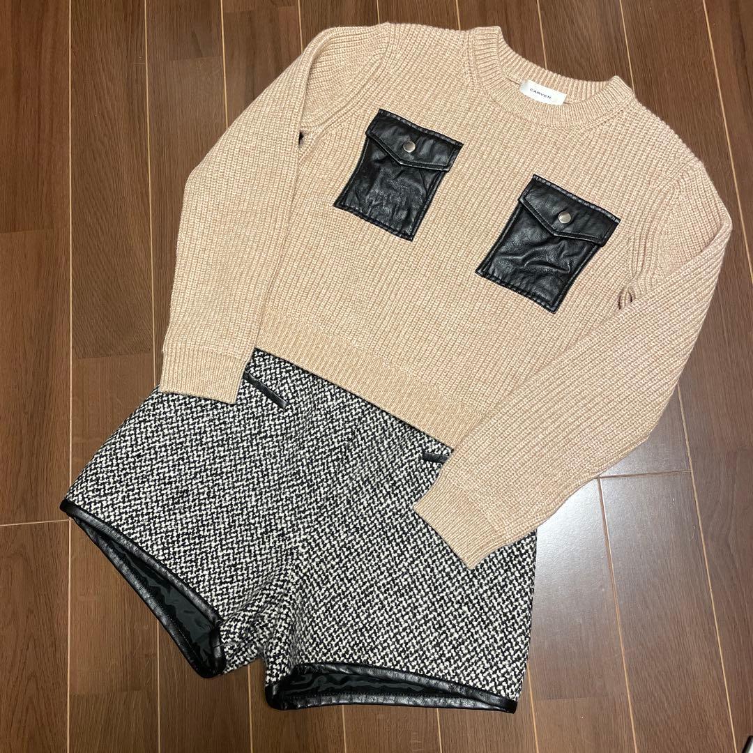 【美品】CARVEN ツイードショートパンツのみ 38