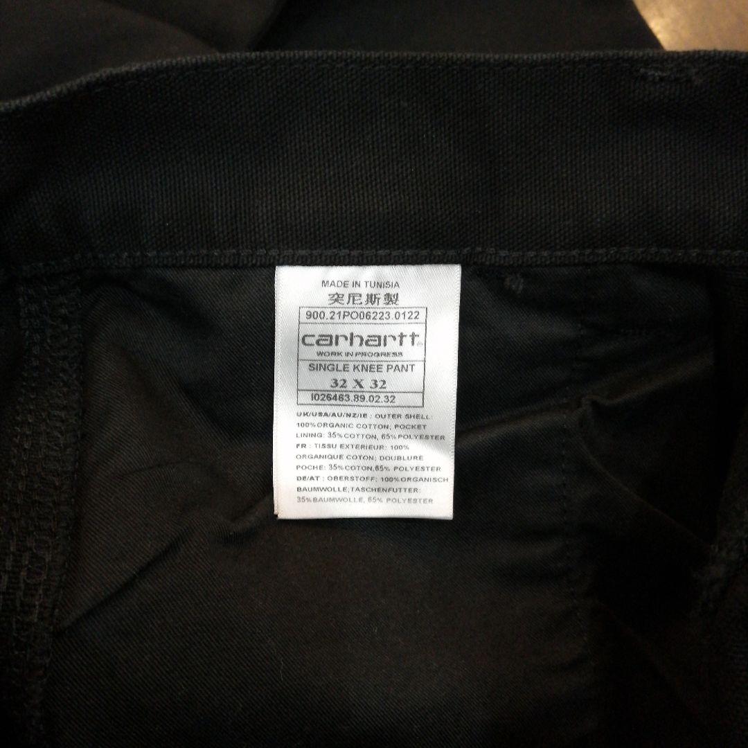 パンツ Carhartt WIP SINGLE KNEE PANT Black 32