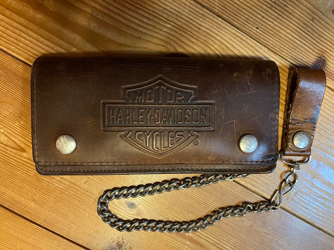 長財布 ハーレーダビッドソン トラッカーウォレット チェーン 90年代【希少品】