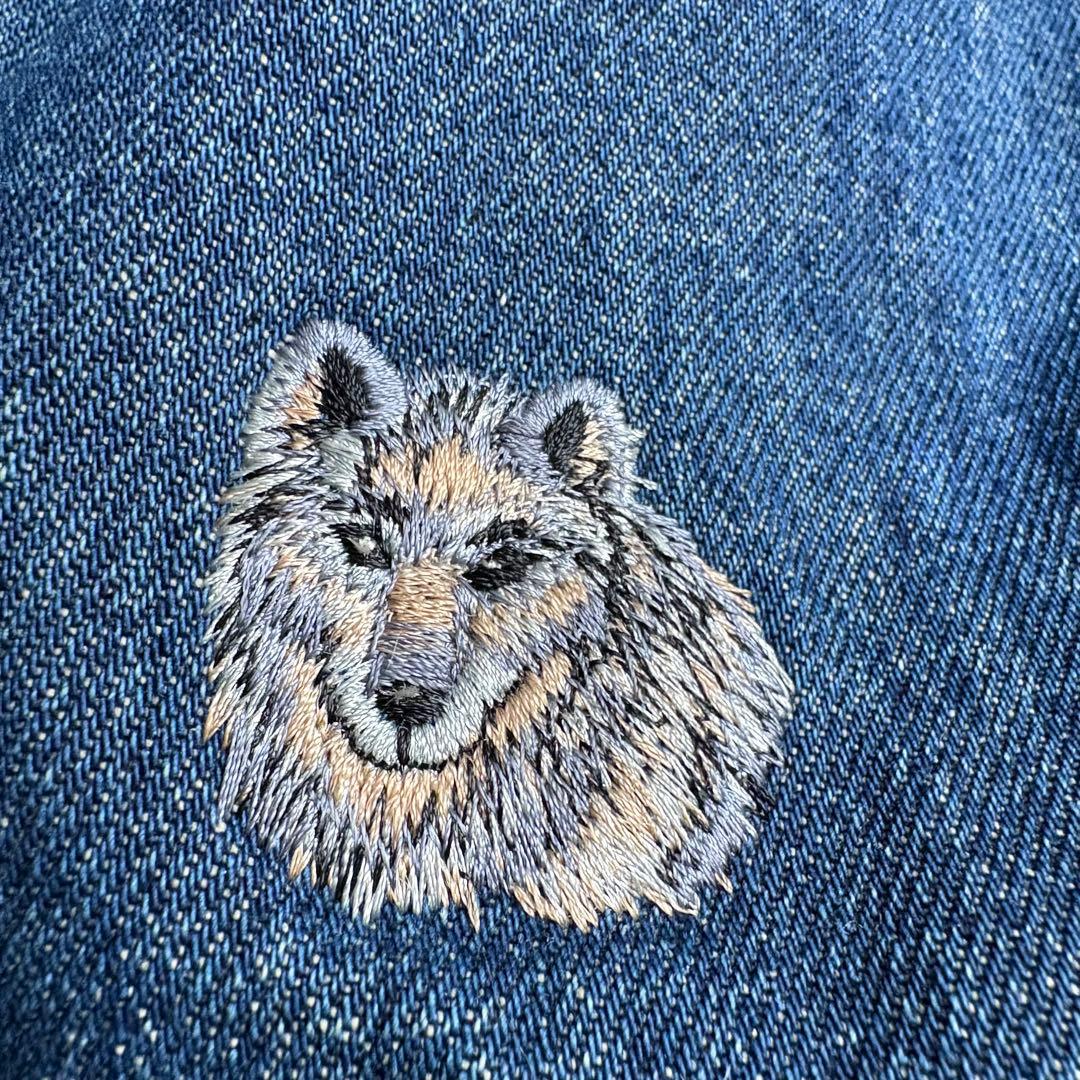 80s-90s USA製 ポロラルフローレン　デニムカバーオール　ブランケット