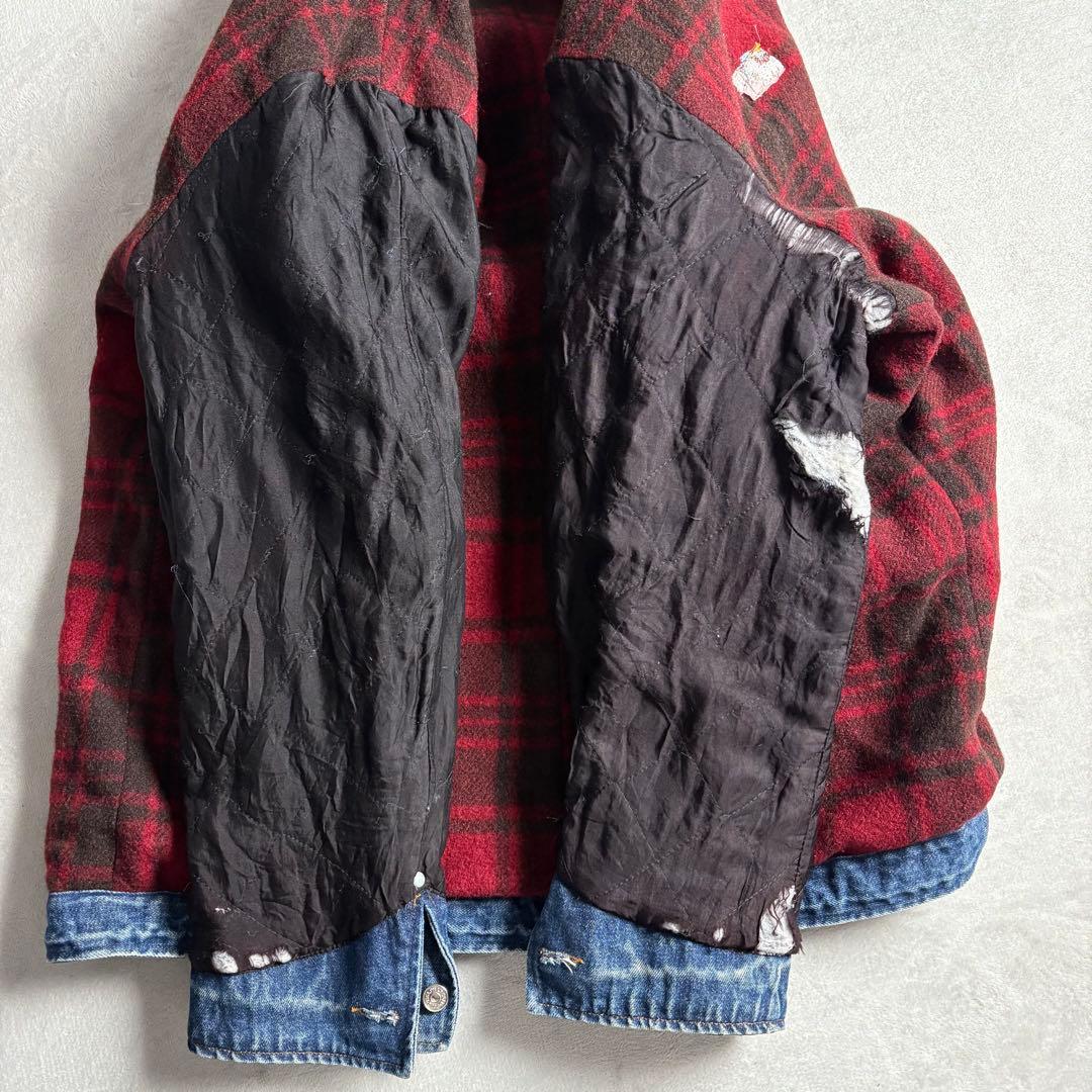 80s-90s USA製 ポロラルフローレン　デニムカバーオール　ブランケット