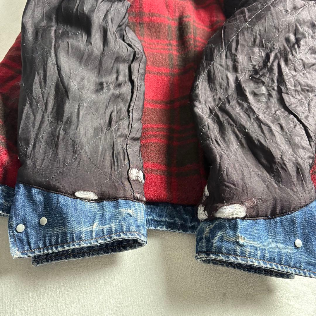 80s-90s USA製 ポロラルフローレン　デニムカバーオール　ブランケット