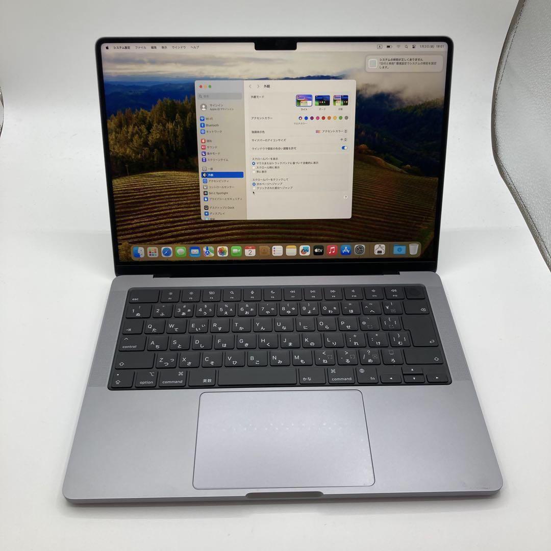 美品 Macbook pro 14インチ　メモリ 16GB SSD 1TB