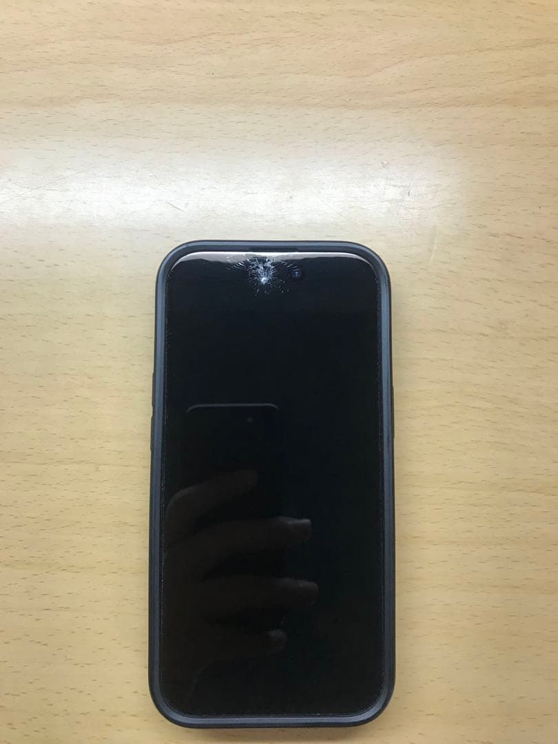 [SIMフリー]iPhone 15 ブラックケース付き　「Monster」