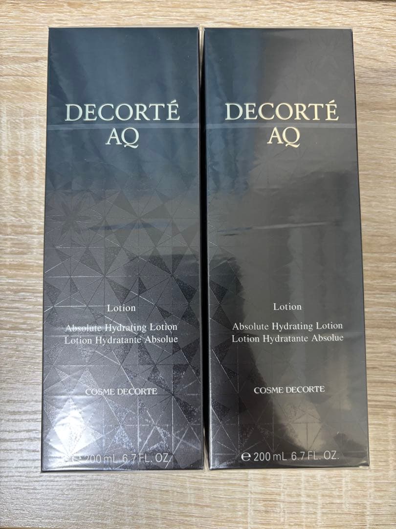新品未開封　フィルム付き　コスメデコルテAQ ローション200mL 2本