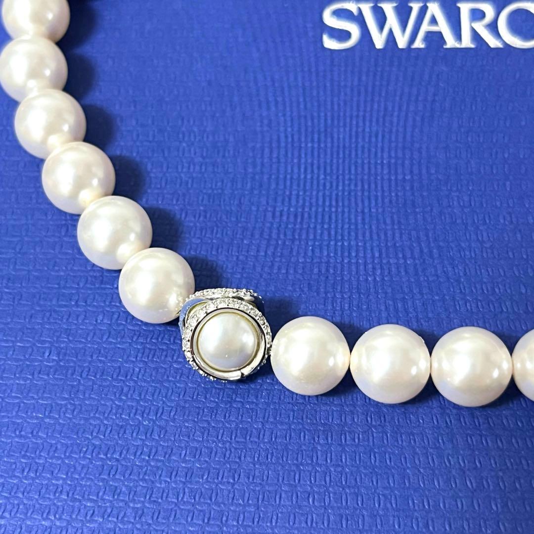 スワロフスキー　ネックレス　Nude オールラウンド　パール　正規品　極美品箱付