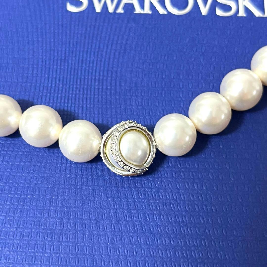 スワロフスキー　ネックレス　Nude オールラウンド　パール　正規品　極美品箱付