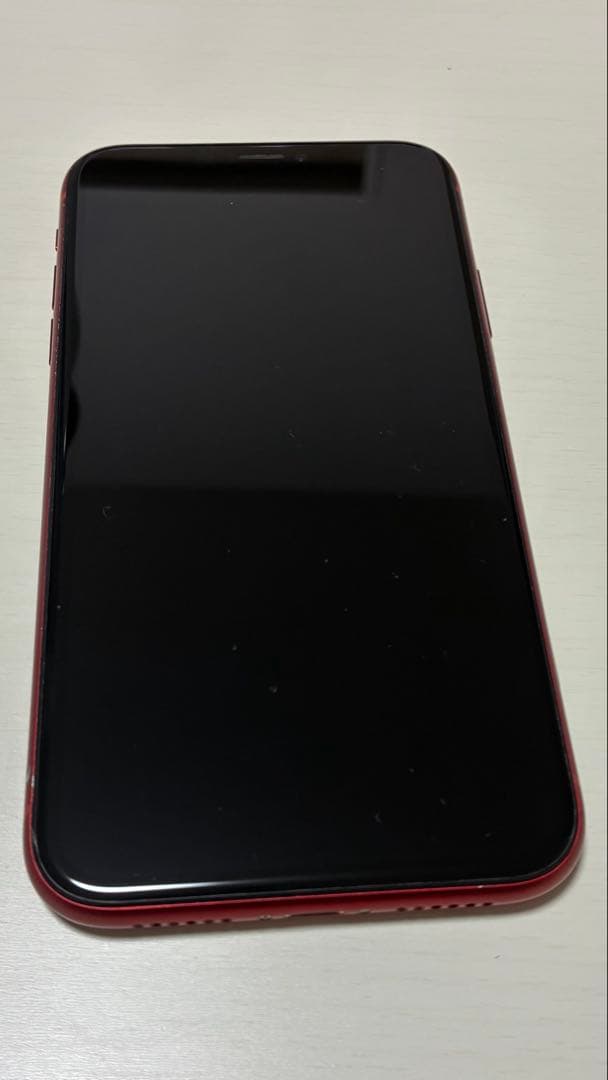 ジャンク扱い iPhone XR（64GB／赤色）