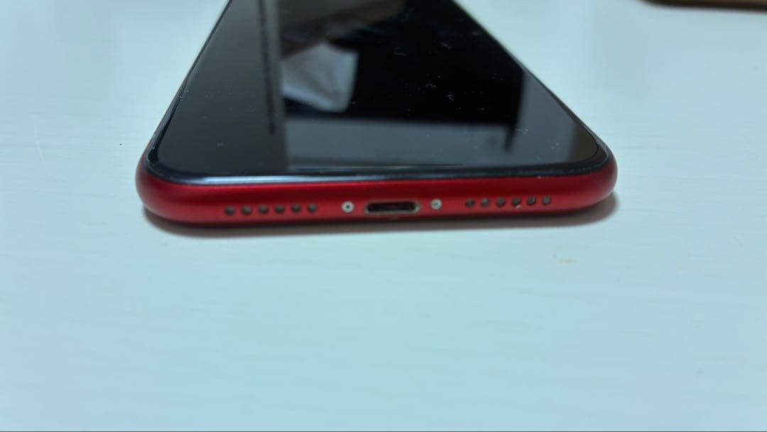 ジャンク扱い iPhone XR（64GB／赤色）