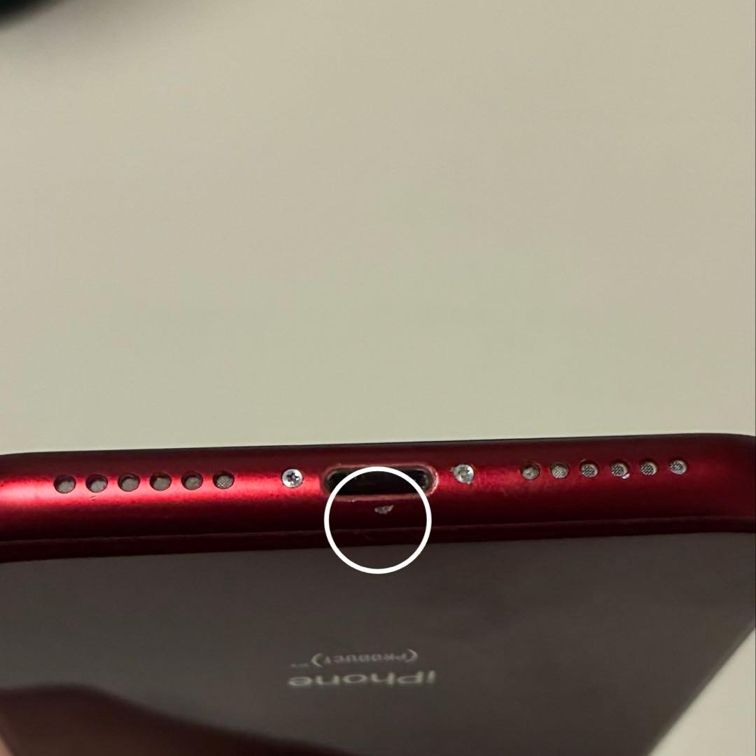 ジャンク扱い iPhone XR（64GB／赤色）