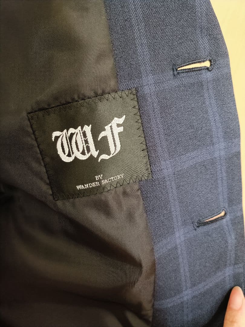 美品♡卒業式　ネイビー チェック柄 スーツセット　160