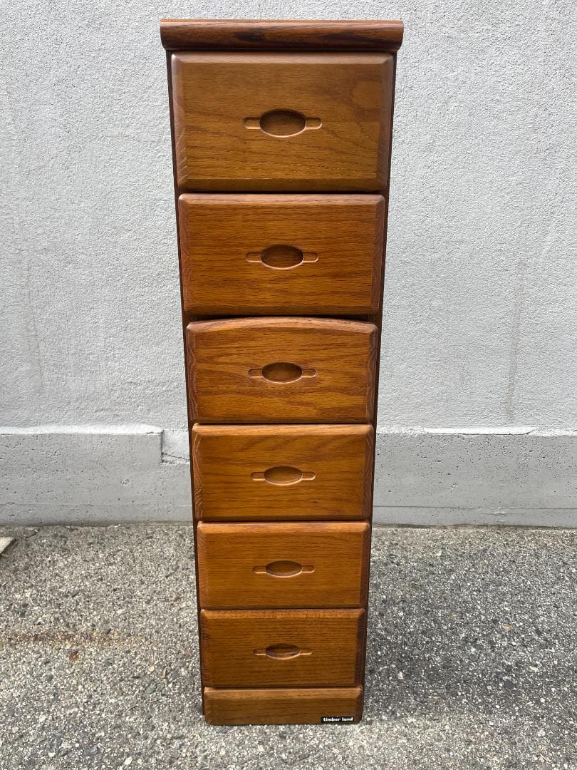 ★状態〇 レトロ 家具 ティンバーランド チェスト H110xW30xD45cm