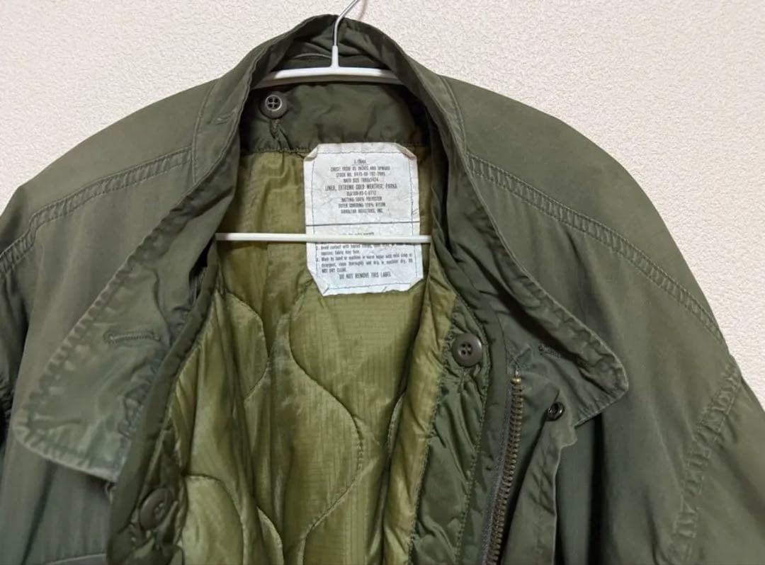 再出品【米軍実物】M65フィッシュテールパーカ 80年代