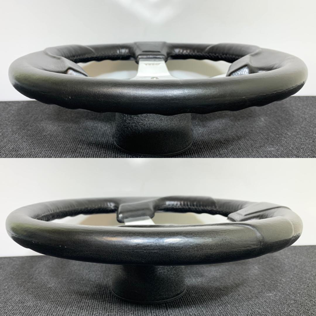 OBA オバ オバハン ステアリング 33パイ ポリッシュ ブラックスキン 希少