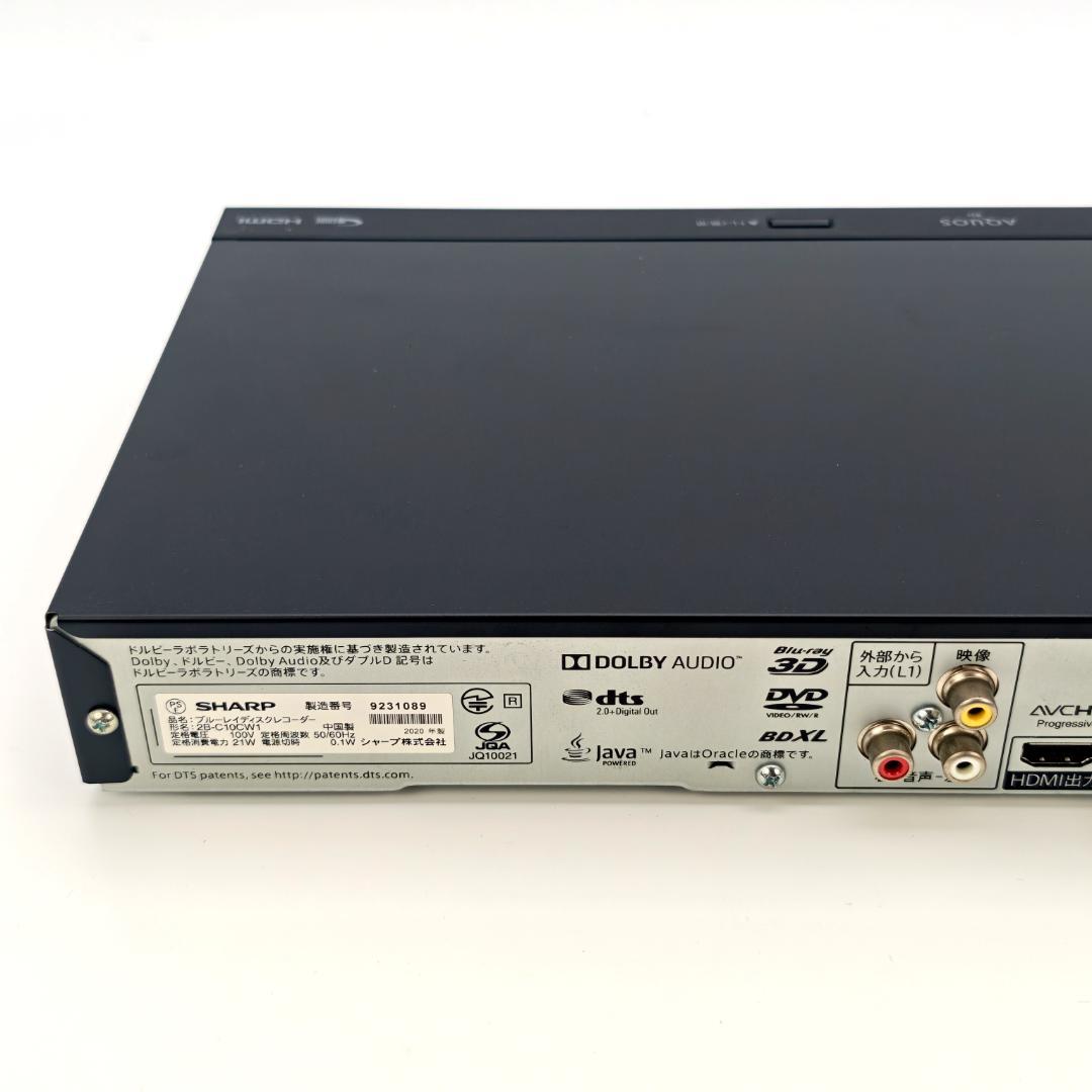 SHARP 2B-C10BW1 Blu-rayレコーダー HDD1TB