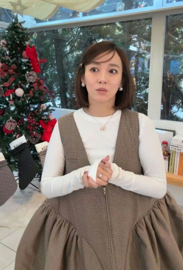 【新品未使用品】rosymonster　アルガン　リブ　クルーネック　ホワイト