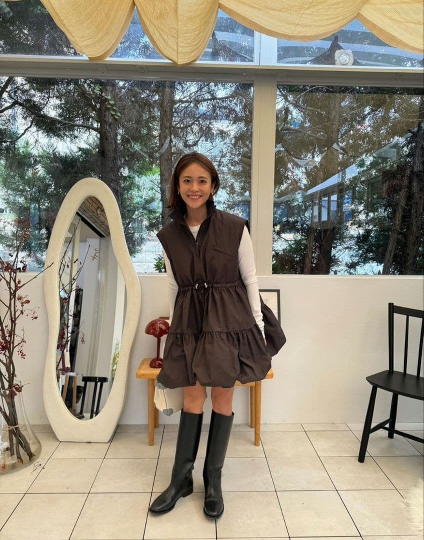 【新品未使用品】rosymonster　アルガン　リブ　クルーネック　ホワイト