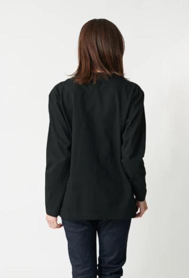 リライブ レディース上下セット 無地コットン長袖シャツ付きスパッツ LL サイズ