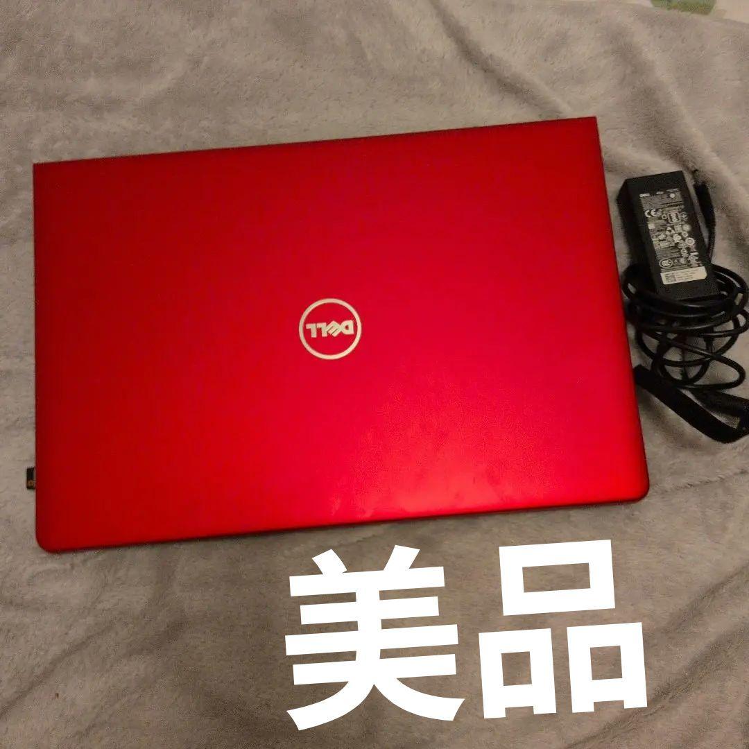 DELL Vostro 15 ノートPC レッド 4GB 純正AC付