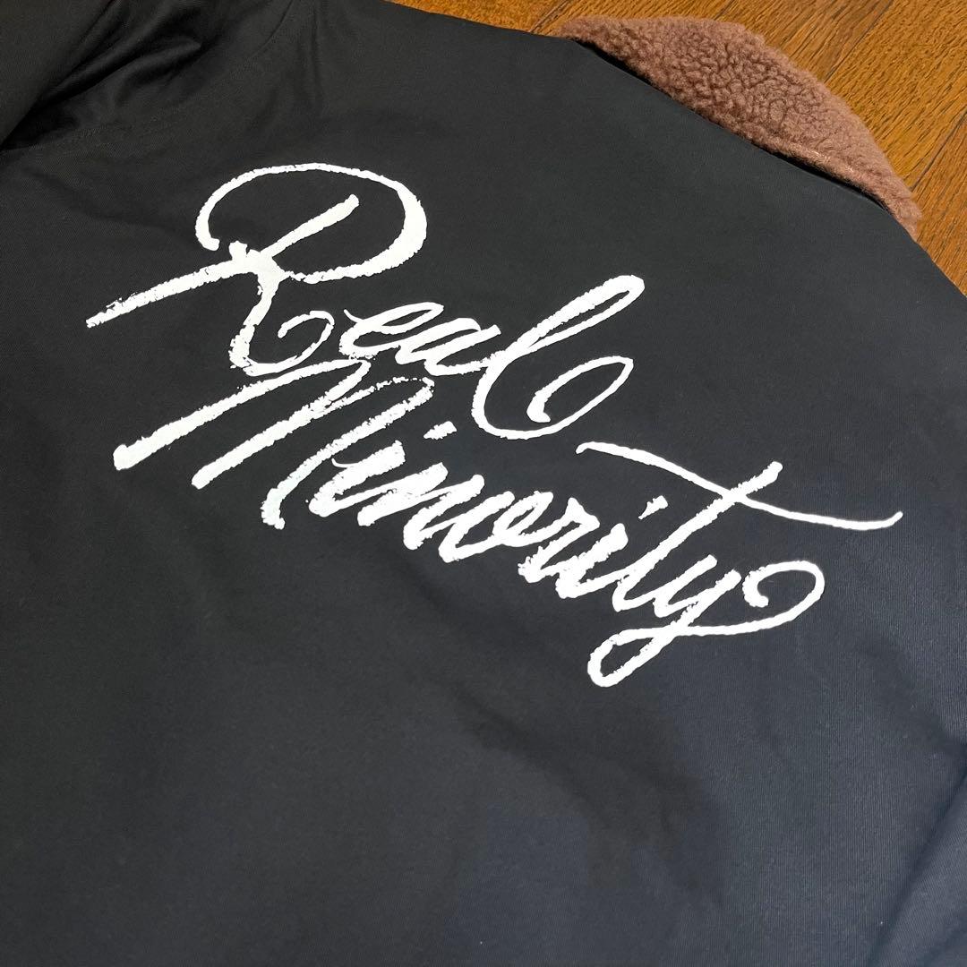 【未使用】REAL MINORITY N-1ボアデッキジャケット L ブラック