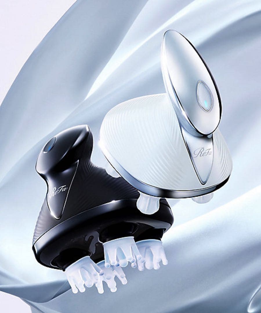 リファ　ビューテックヘッドスパ白黒2個セット