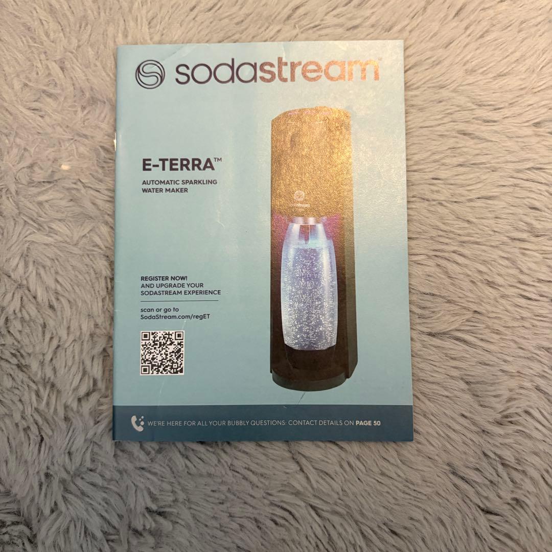 SodaStream E-TEERAブラック 炭酸水メーカー 説明書付き