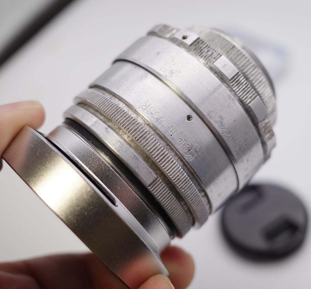 78【希少】初期型　Helios1950年製造　ヘリオス44　アダプター付