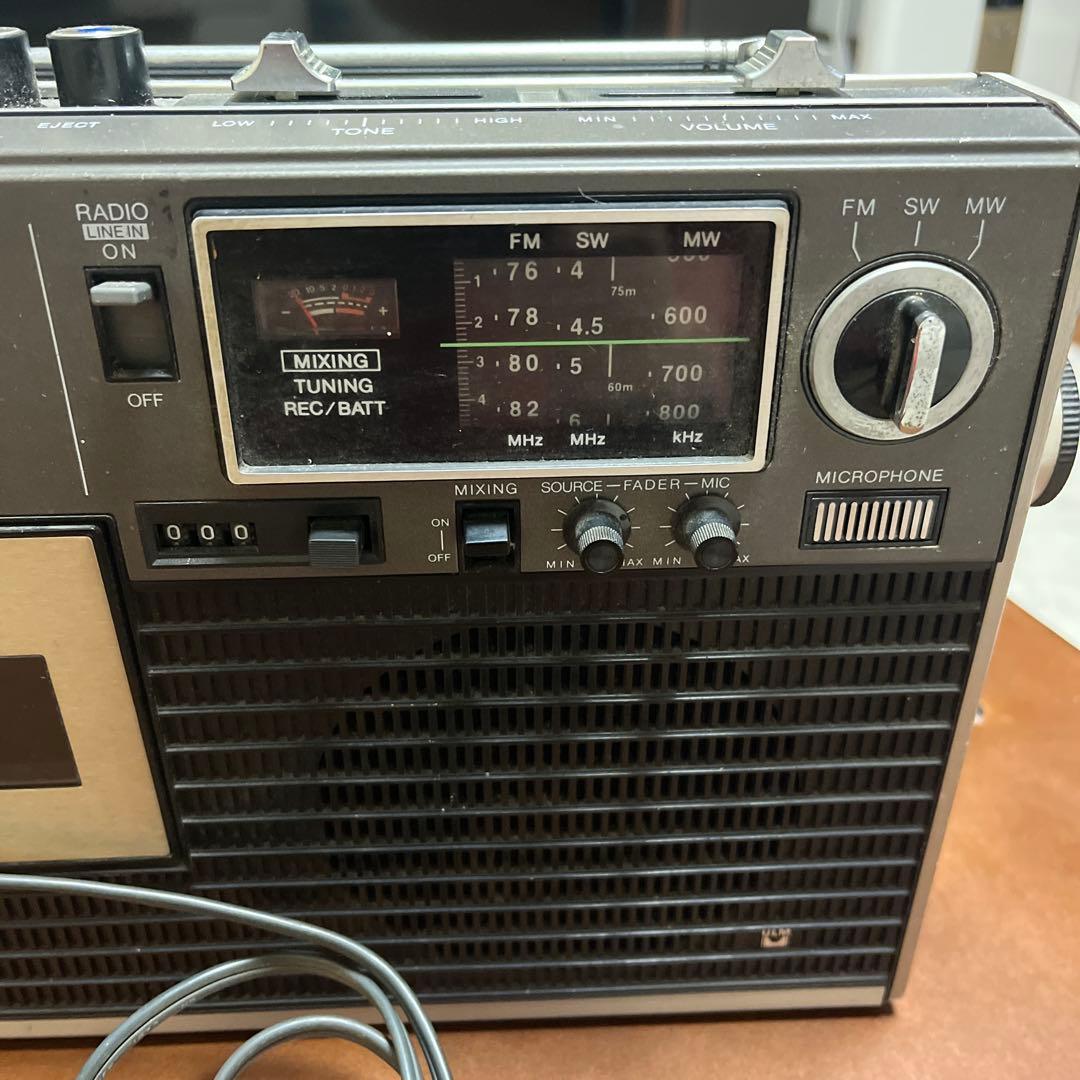 昭和レトロ　SONY CF-1700 カセットコーダー　日本製