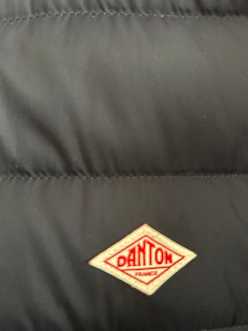 DANTON インナーダウン　ジャケット ネイビー　Lサイズ