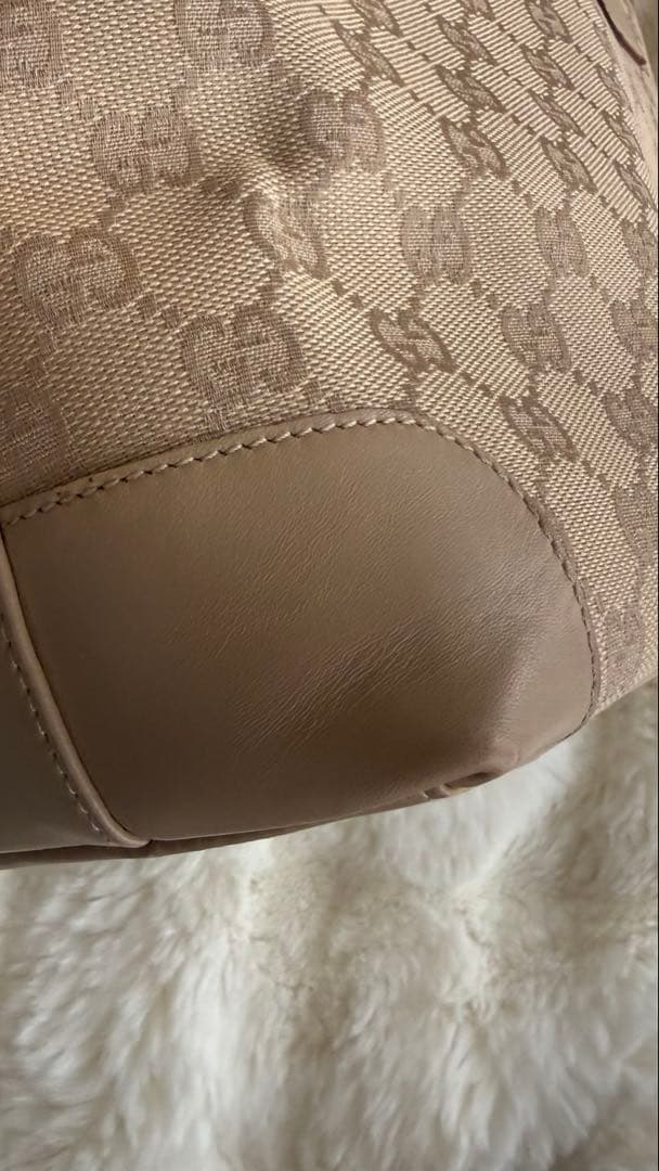 GUCCI GGパターン キャンバス トートバッグ ベージュ