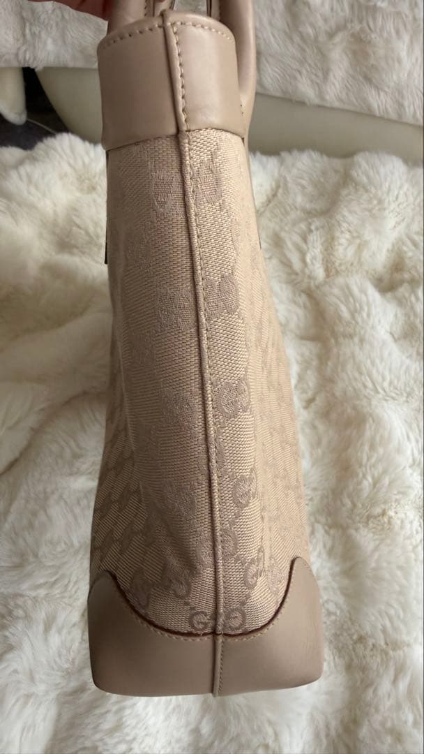 GUCCI GGパターン キャンバス トートバッグ ベージュ