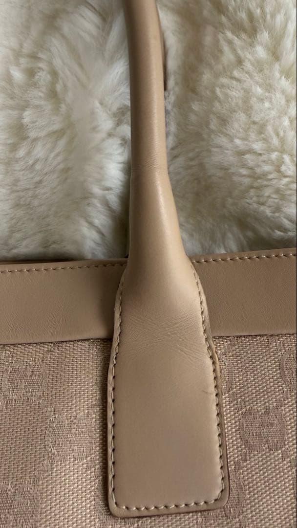 GUCCI GGパターン キャンバス トートバッグ ベージュ