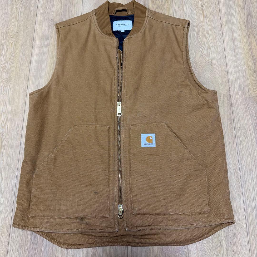 Carhartt ブラウン ダックベスト Lサイズ