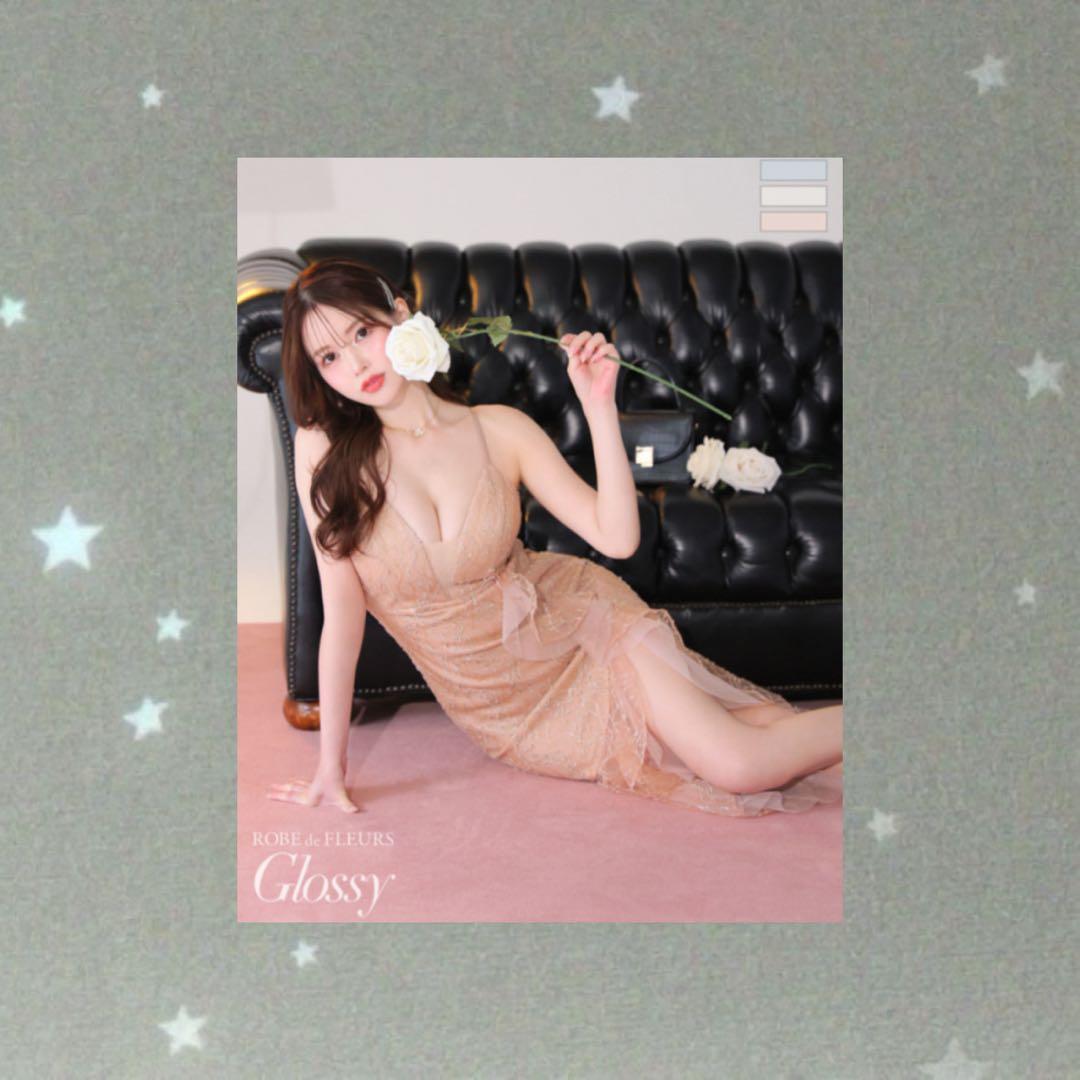 ROBE de FLEUR ロングドレス beige