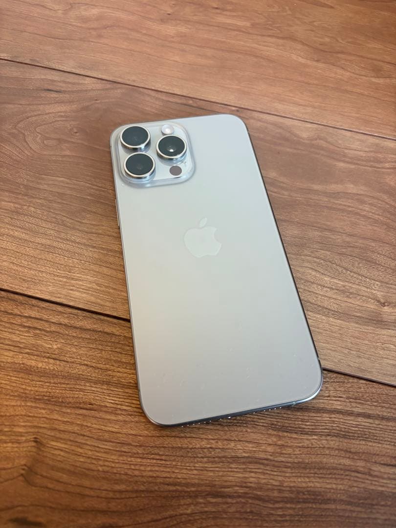 iPhone 15Pro Max【256GB、Natural titanium】